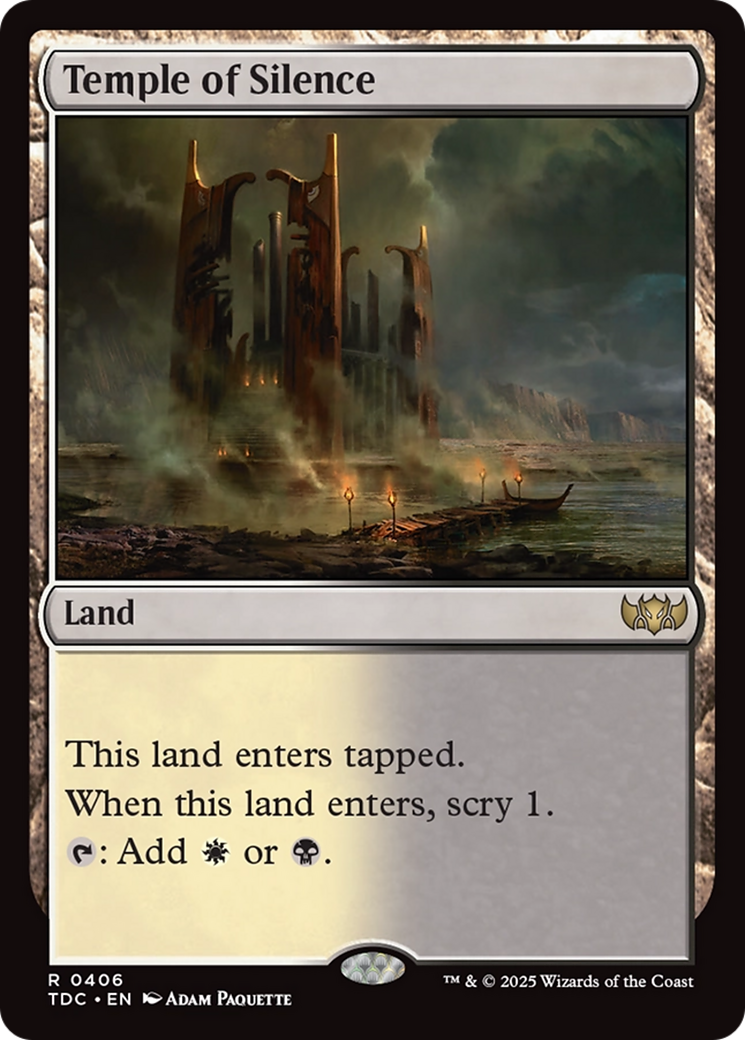 Temple of Silence [Tarkir: Dragonstorm Commander] | Lots Moore NSW