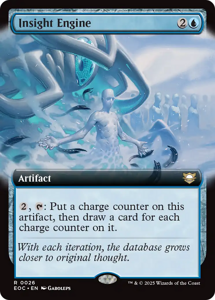 Insight Engine (Extended Art) [Edge of Eternities Commander] | Lots Moore NSW