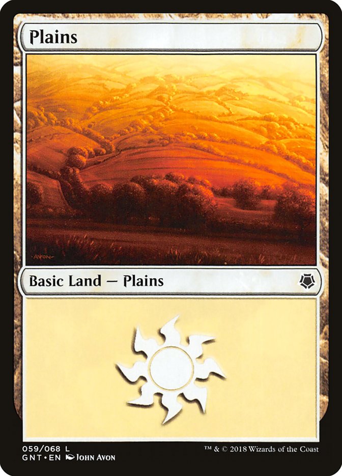 Plains (59) [Game Night 2018] | Lots Moore NSW