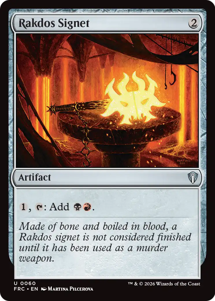 Rakdos Signet [Reality Fracture Commander] | Lots Moore NSW