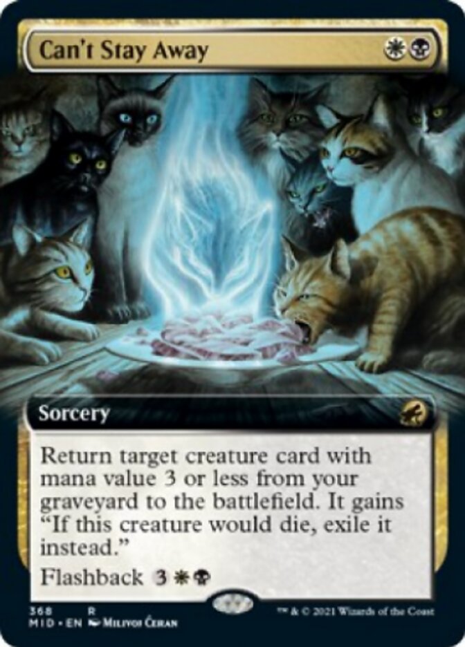 Can't Stay Away (Extended Art) [Innistrad: Midnight Hunt] | Lots Moore NSW