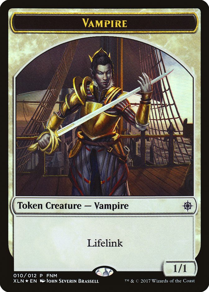 Vampire // Treasure Double-Sided Token [Friday Night Magic 2017] | Lots Moore NSW