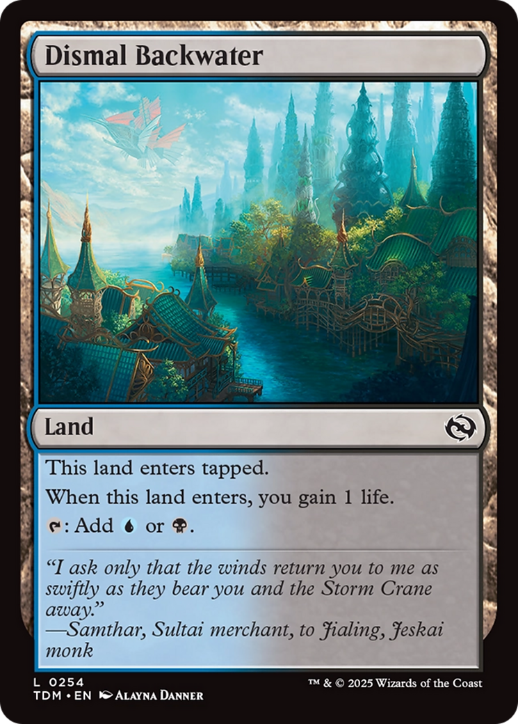 Dismal Backwater [Tarkir: Dragonstorm] | Lots Moore NSW