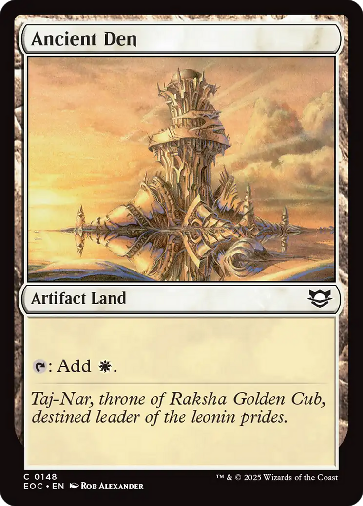 Ancient Den [Edge of Eternities Commander] | Lots Moore NSW