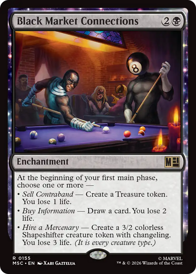 Black Market Connections [Marvel Super Heroes Commander] | Lots Moore NSW