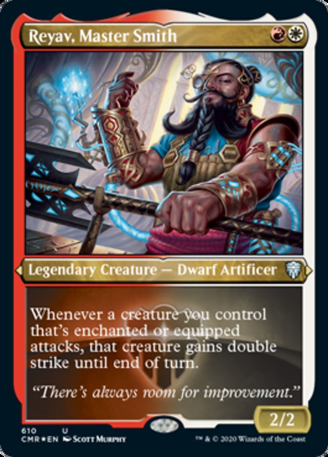 Reyav, Master Smith (Etched) [Commander Legends] | Lots Moore NSW