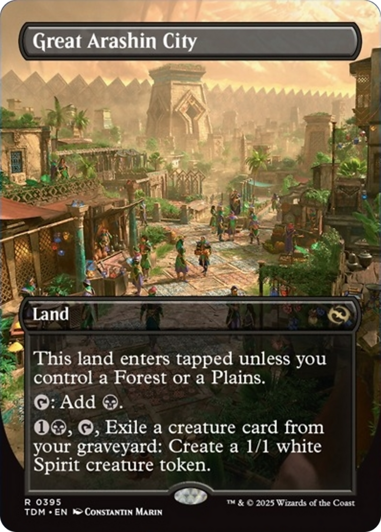 Great Arashin City (Borderless) [Tarkir: Dragonstorm] | Lots Moore NSW