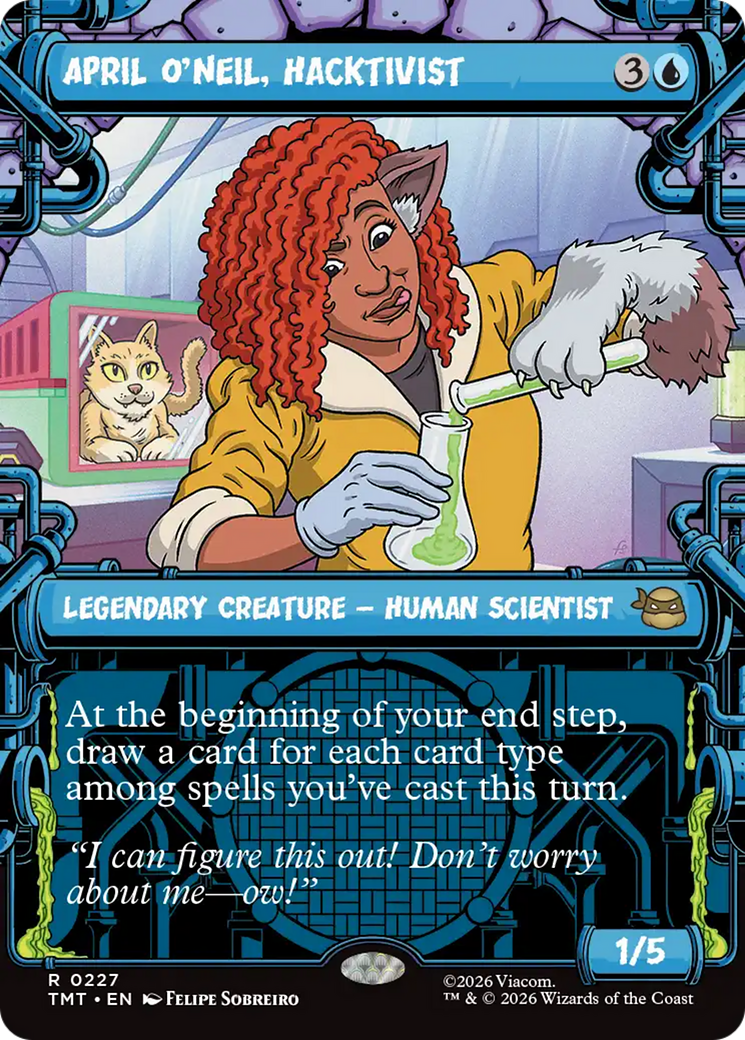 April O'Neil, Hacktivist (0227) (Showcase) [Teenage Mutant Ninja Turtles] | Lots Moore NSW