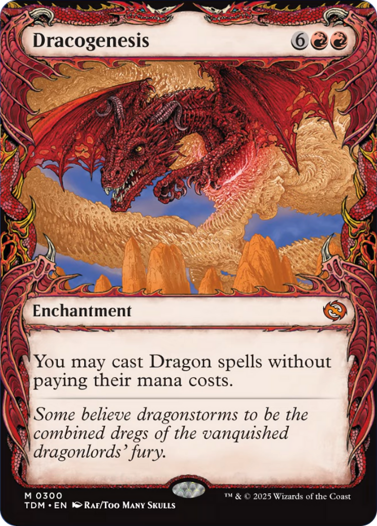 Dracogenesis (0300) (Showcase) [Tarkir: Dragonstorm] | Lots Moore NSW