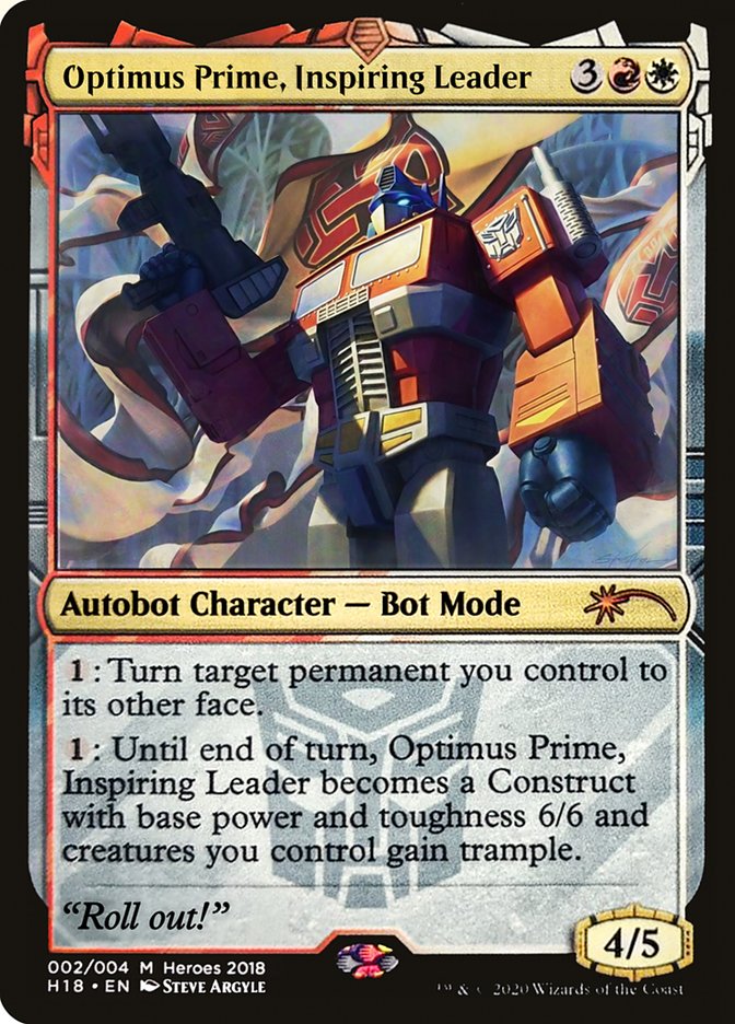Optimus Prime, Inspiring Leader [Heroes of the Realm 2018] | Lots Moore NSW