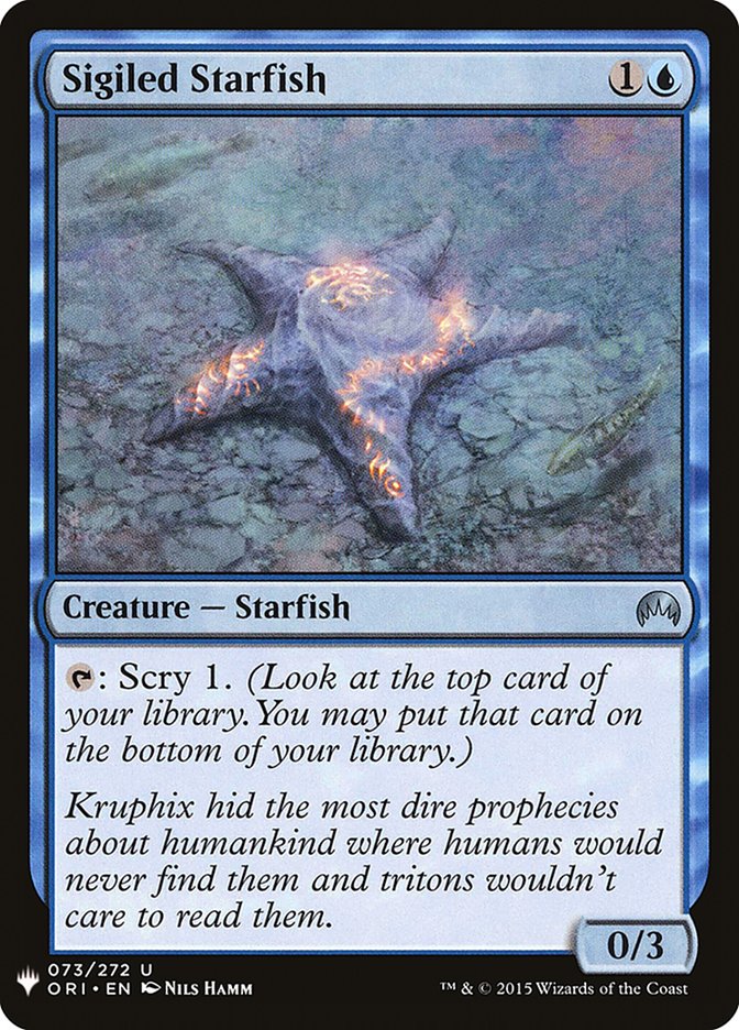 Sigiled Starfish [Mystery Booster] | Lots Moore NSW