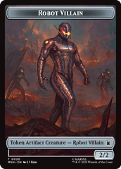 Soldier // Robot Villain Double-Sided Token [Marvel Super Heroes Tokens] | Lots Moore NSW