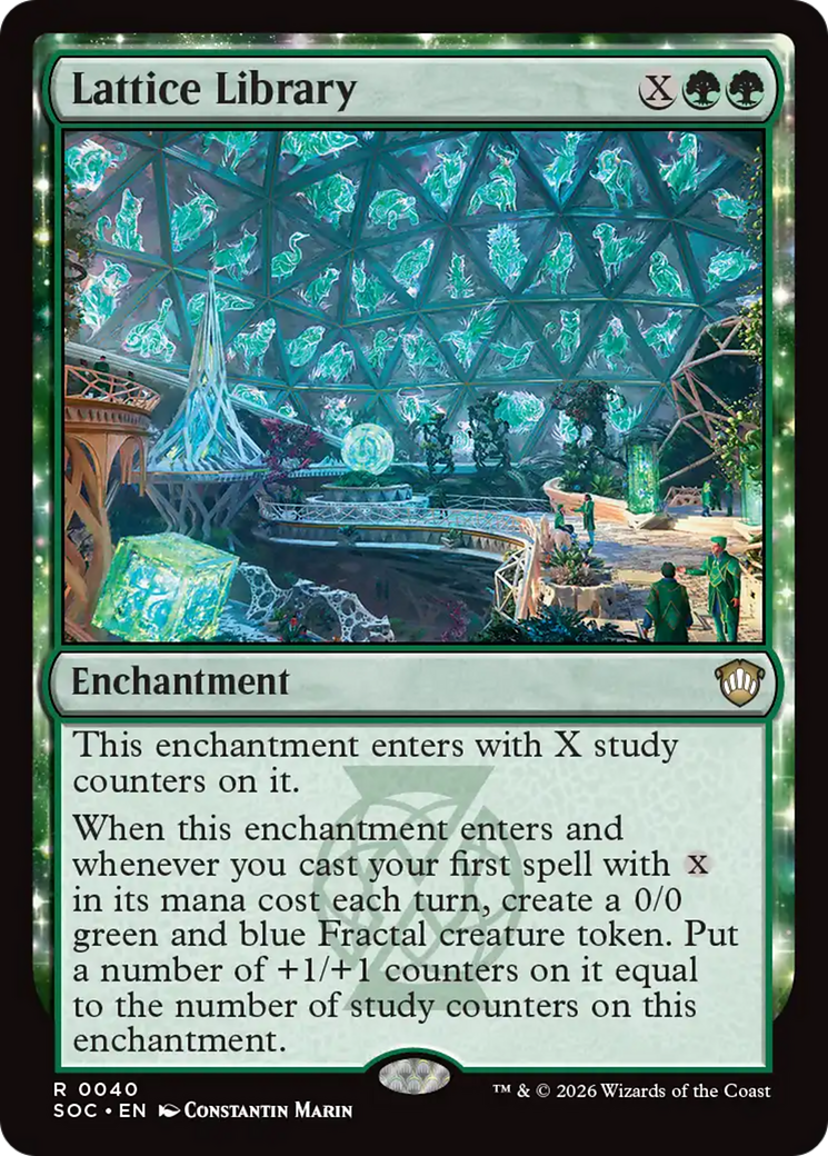 Lattice Library [Secrets of Strixhaven Commander] | Lots Moore NSW