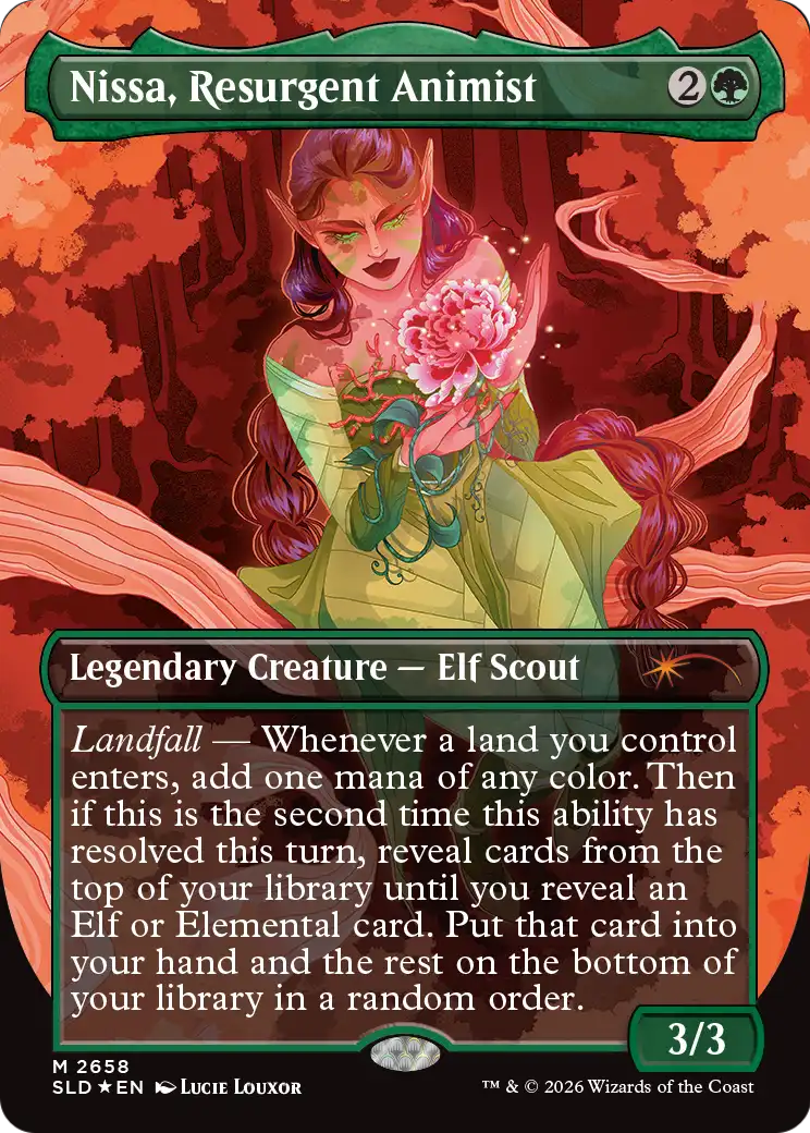 Nissa, Resurgent Animist [Secret Lair Drop Series] | Lots Moore NSW
