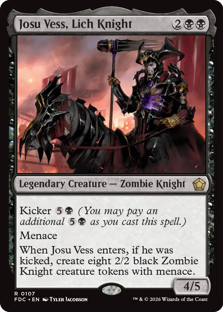 Josu Vess, Lich Knight [Foundations Commander] | Lots Moore NSW
