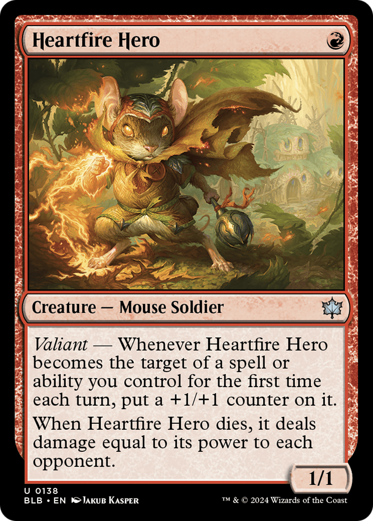 Heartfire Hero [Bloomburrow] | Lots Moore NSW