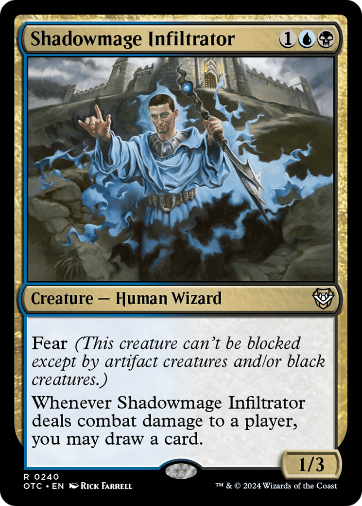 Shadowmage Infiltrator [Outlaws of Thunder Junction Commander] | Lots Moore NSW