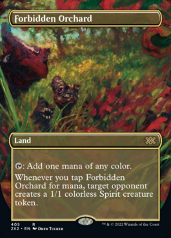 Forbidden Orchard (Borderless Alternate Art) [Double Masters 2022] | Lots Moore NSW