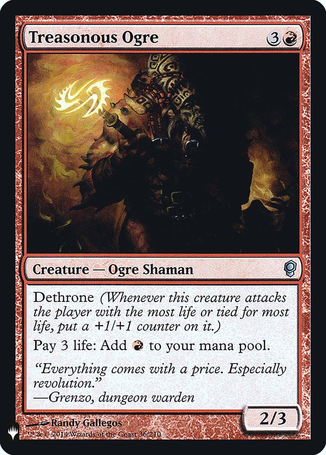Treasonous Ogre [Mystery Booster] | Lots Moore NSW