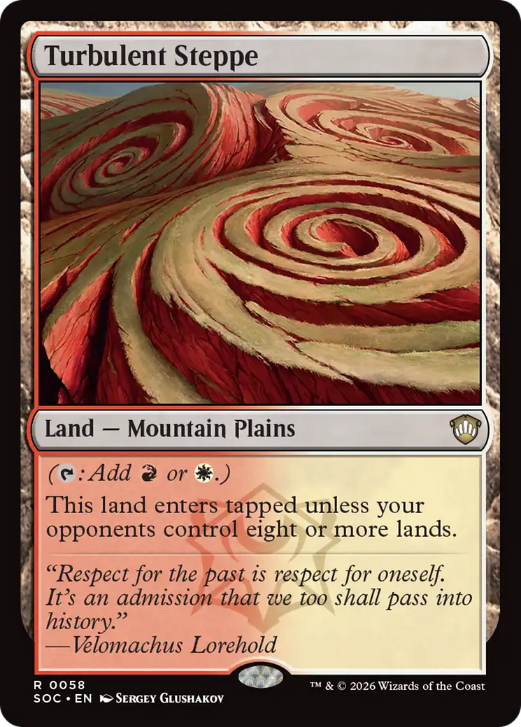 Turbulent Steppe [Secrets of Strixhaven Commander] | Lots Moore NSW