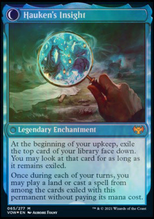 Jacob Hauken, Inspector // Hauken's Insight [Innistrad: Crimson Vow Prerelease Promos] | Lots Moore NSW