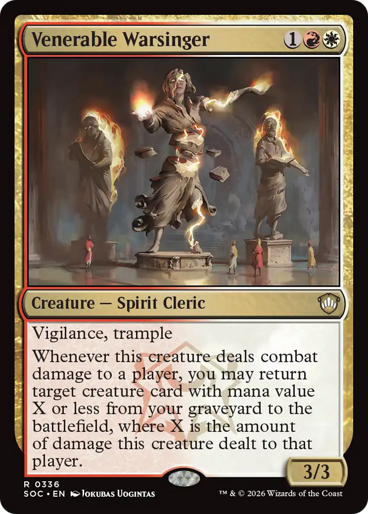 Venerable Warsinger [Secrets of Strixhaven Commander] | Lots Moore NSW