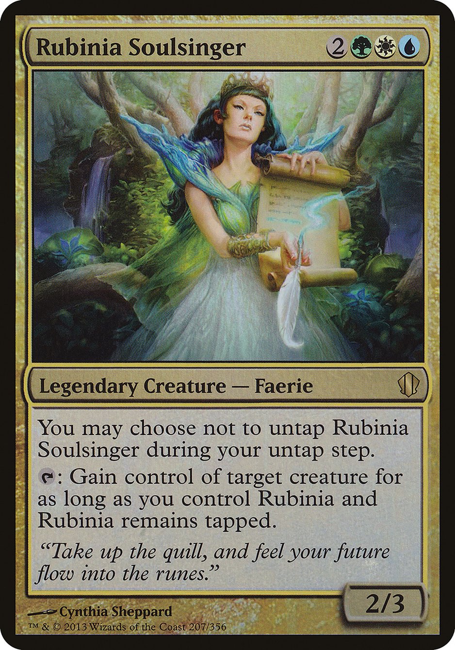 Rubinia Soulsinger (Oversized) [Commander 2013 Oversized] | Lots Moore NSW