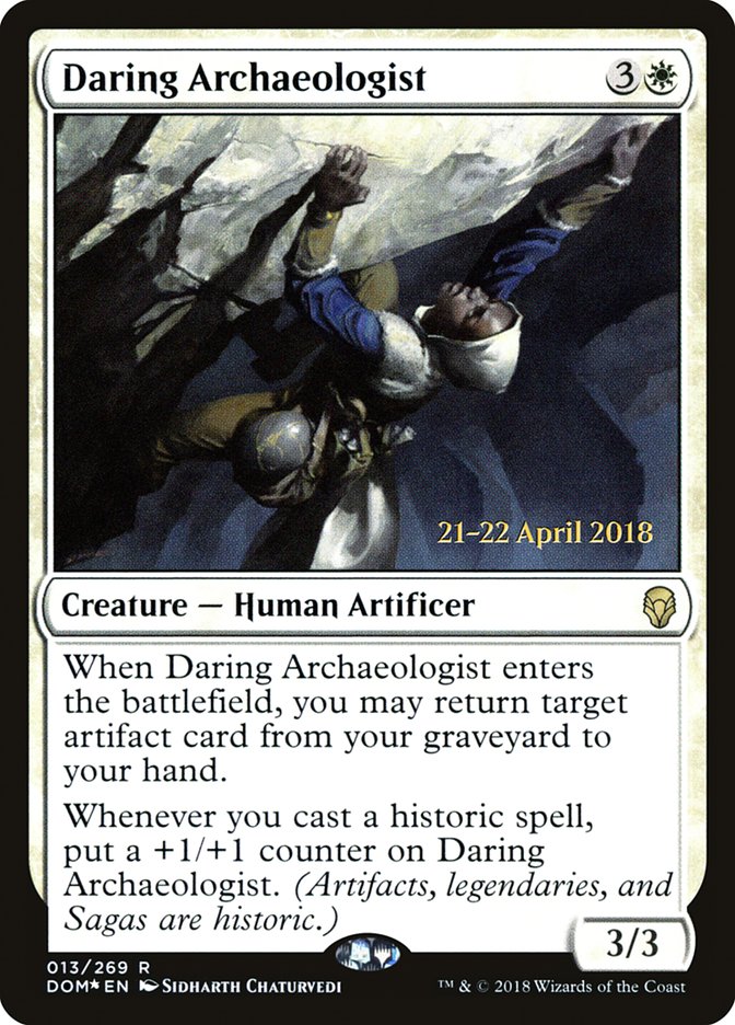 Daring Archaeologist [Dominaria Prerelease Promos] | Lots Moore NSW