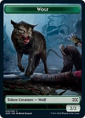 Wolf // Golem Double-Sided Token [Double Masters Tokens] | Lots Moore NSW