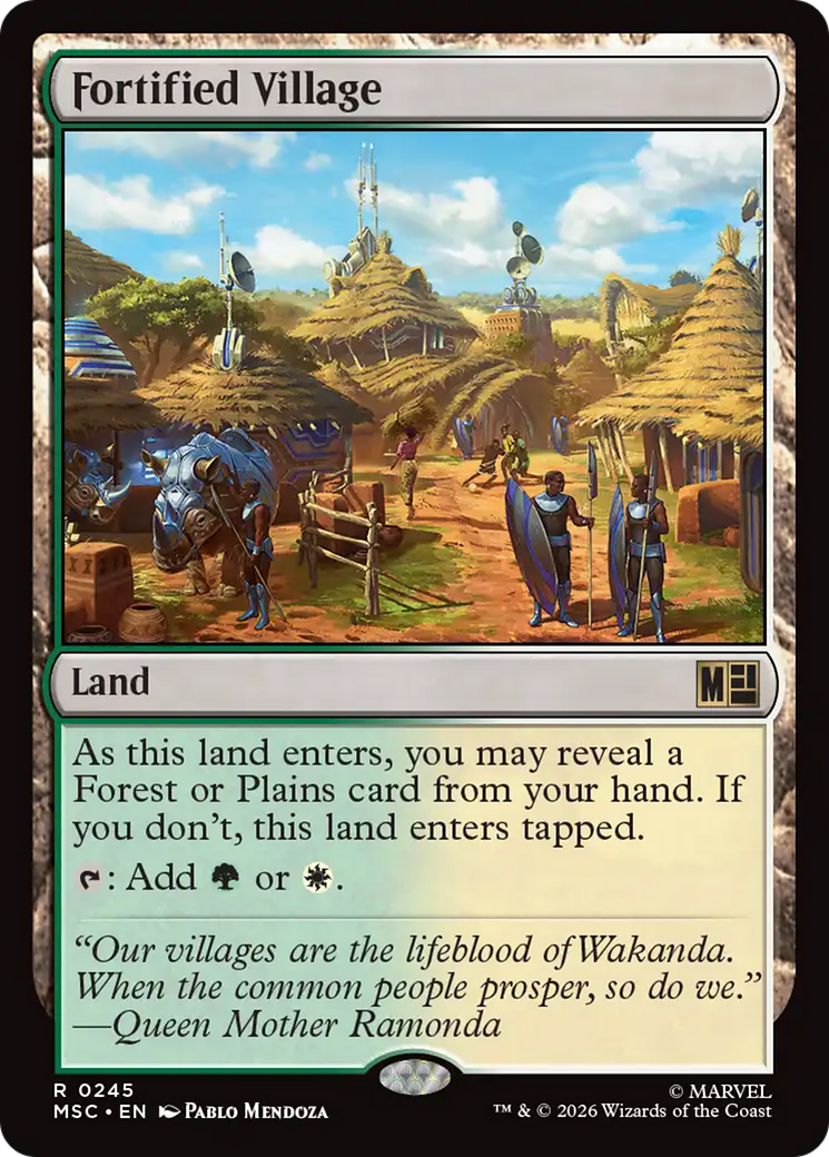 Fortified Village [Marvel Super Heroes Commander] | Lots Moore NSW