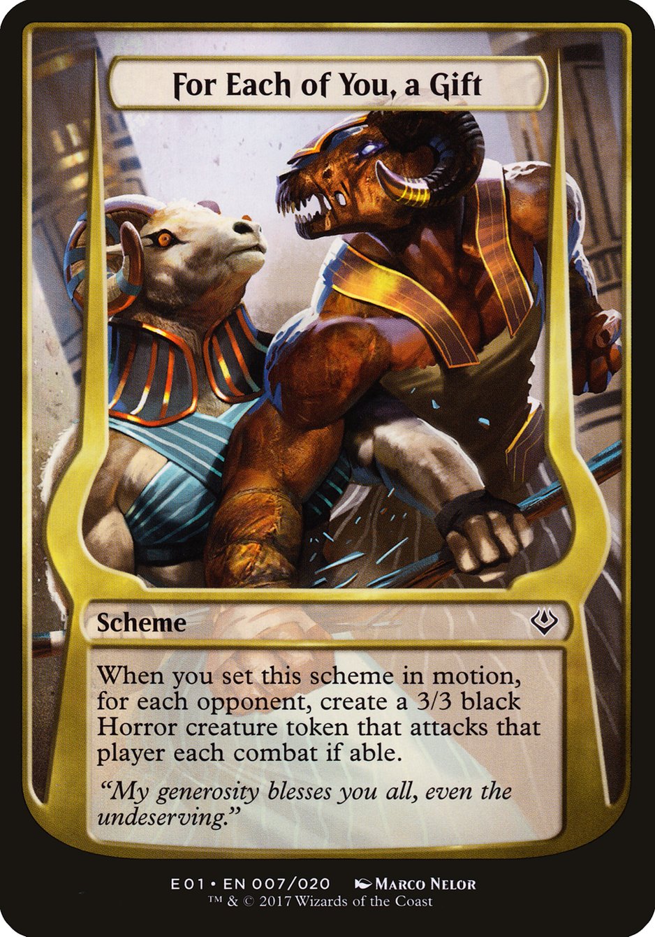 For Each of You, a Gift (Schemes) [Archenemy: Nicol Bolas Schemes] | Lots Moore NSW
