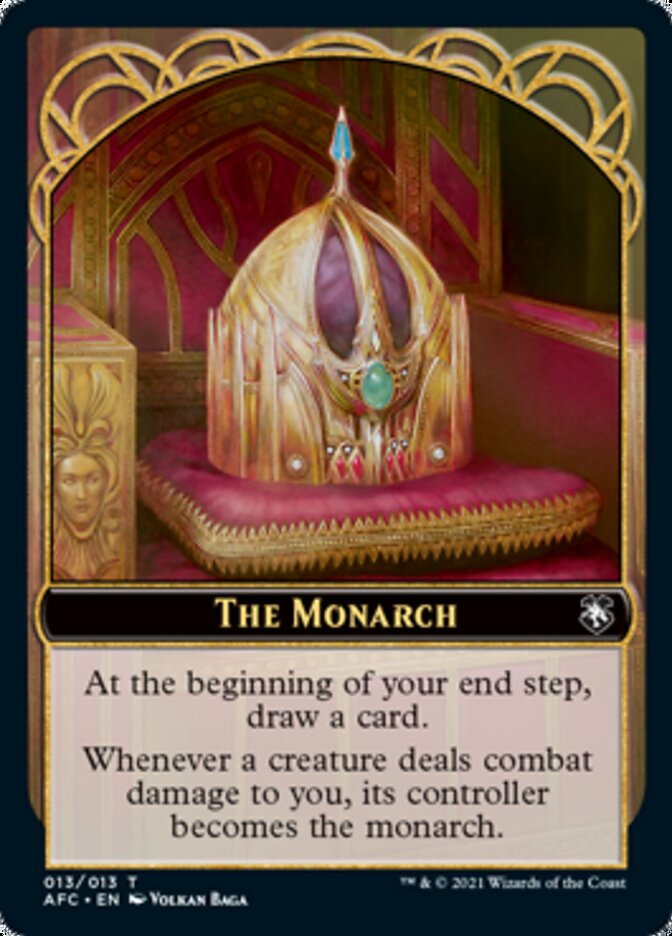 Dragon Spirit // The Monarch Double-Sided Token [Dungeons & Dragons: Adventures in the Forgotten Realms Commander Tokens] | Lots Moore NSW