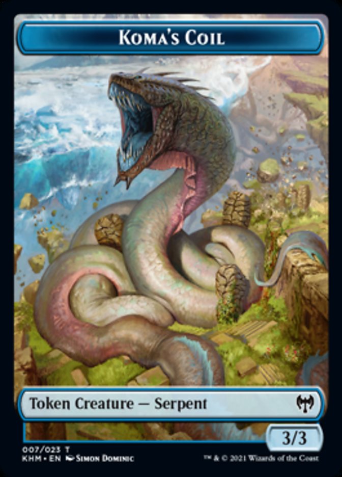 Koma's Coil Token [Kaldheim Tokens] | Lots Moore NSW