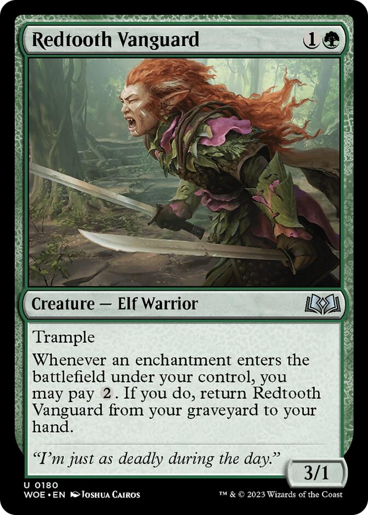 Redtooth Vanguard [Wilds of Eldraine] | Lots Moore NSW