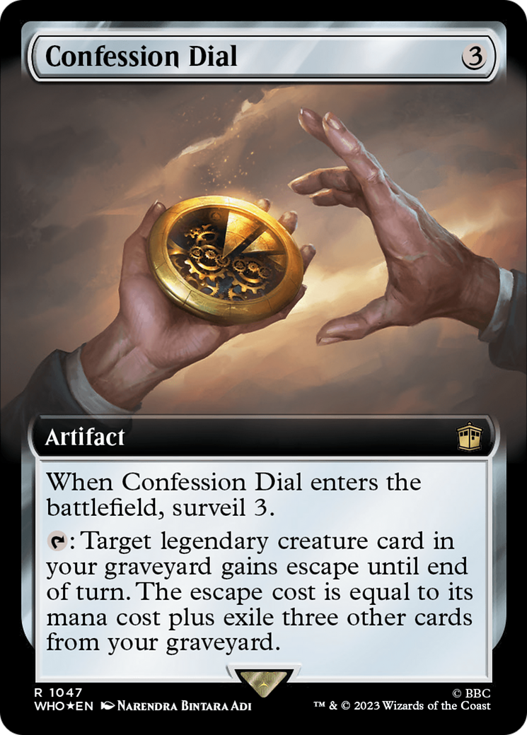 Confession Dial (Extended Art) (Surge Foil) [Doctor Who] | Lots Moore NSW
