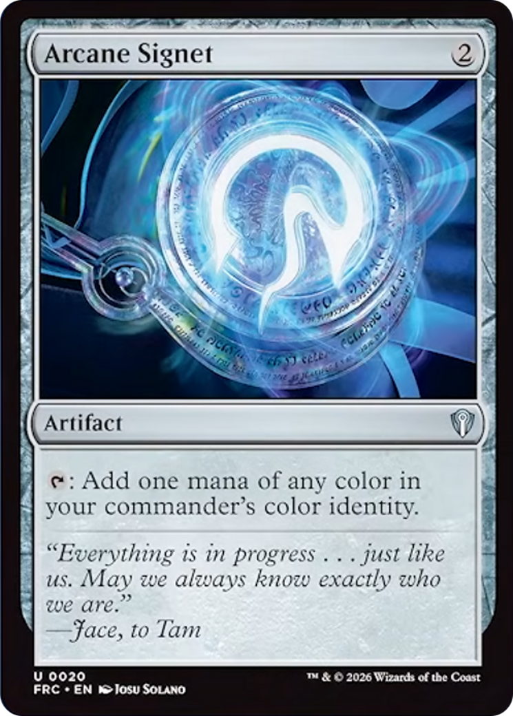 Arcane Signet [Reality Fracture Commander] | Lots Moore NSW