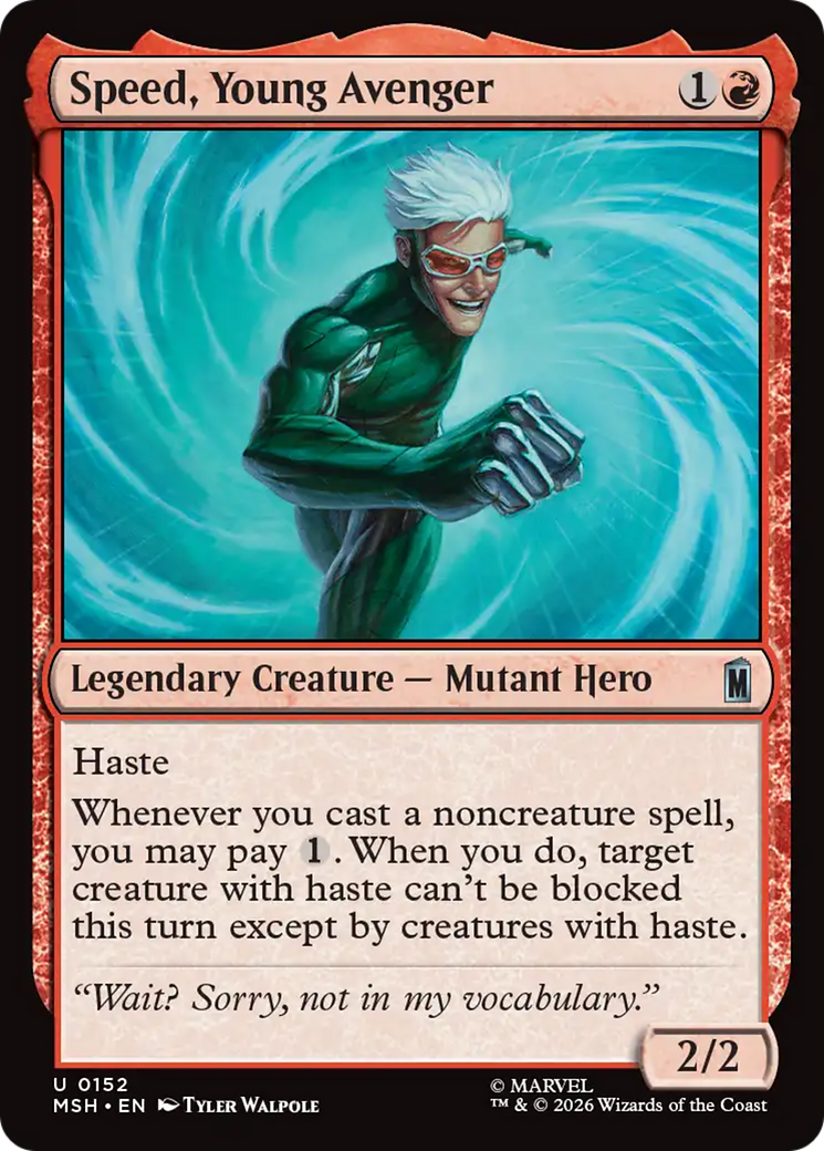 Speed, Young Avenger [Marvel Super Heroes] | Lots Moore NSW