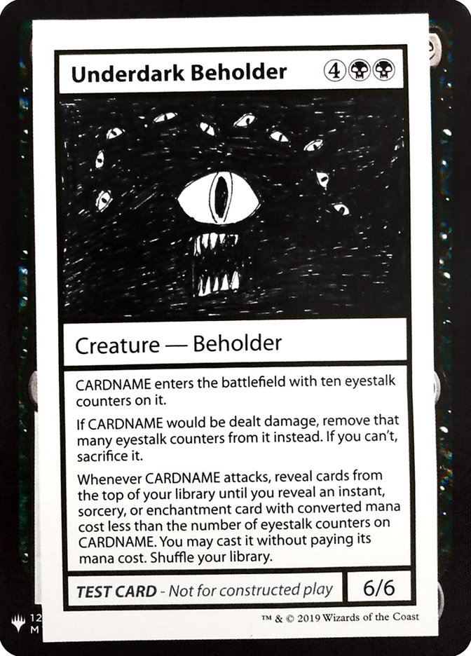 Underdark Beholder [Mystery Booster Playtest Cards] | Lots Moore NSW