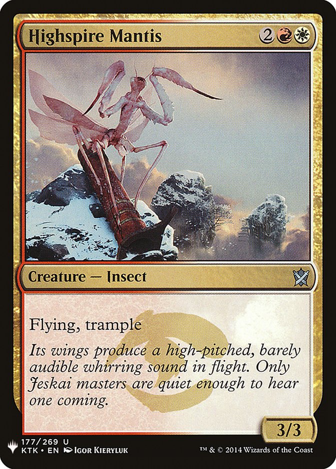 Highspire Mantis [Mystery Booster] | Lots Moore NSW