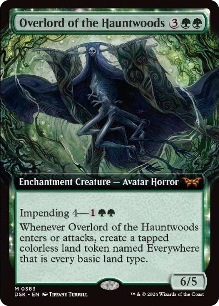 Overlord of the Hauntwoods (Extended Art) [Duskmourn: House of Horror] | Lots Moore NSW