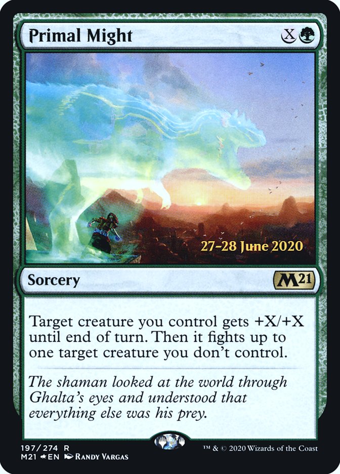 Primal Might [Core Set 2021 Prerelease Promos] | Lots Moore NSW