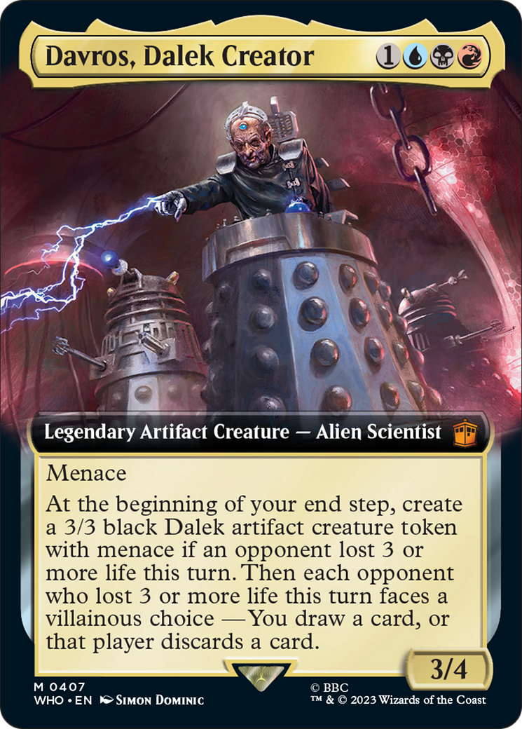 Davros, Dalek Creator (Extended Art) [Doctor Who] | Lots Moore NSW