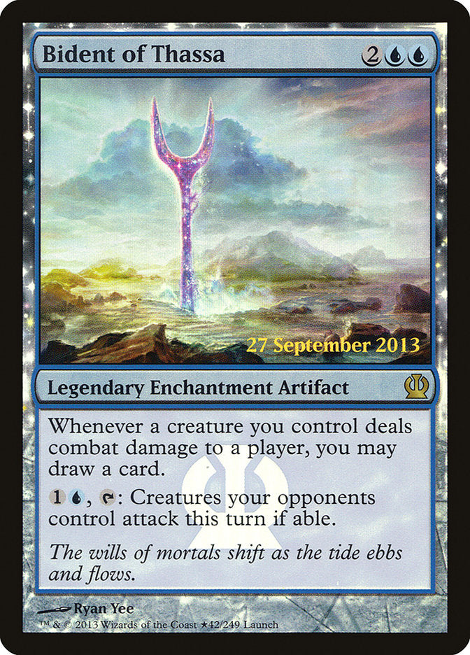 Bident of Thassa (Prerelease) [Theros Promos] | Lots Moore NSW