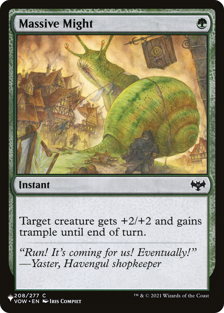 Massive Might [The List] | Lots Moore NSW