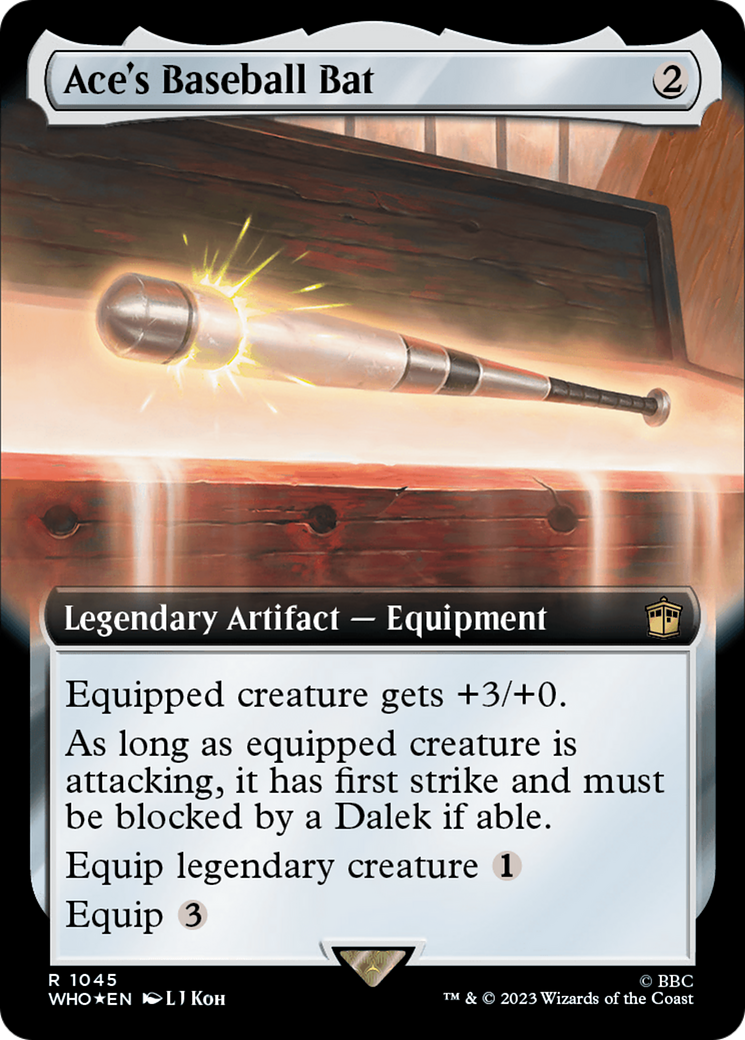 Ace's Baseball Bat (Extended Art) (Surge Foil) [Doctor Who] | Lots Moore NSW