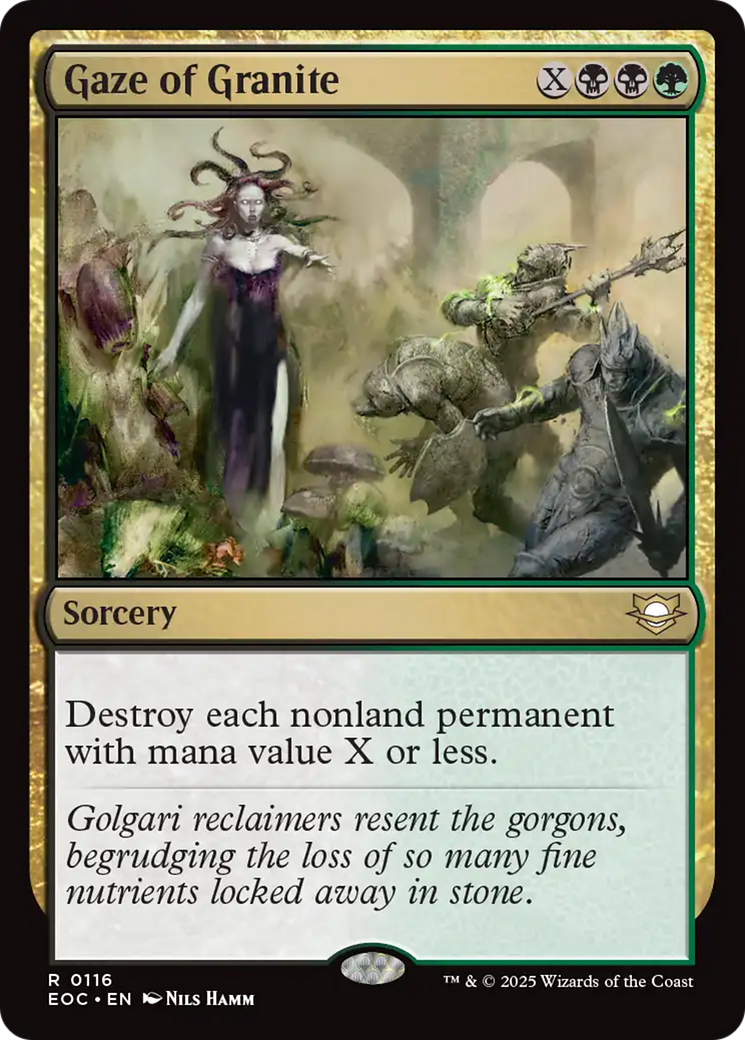 Gaze of Granite [Edge of Eternities Commander] | Lots Moore NSW