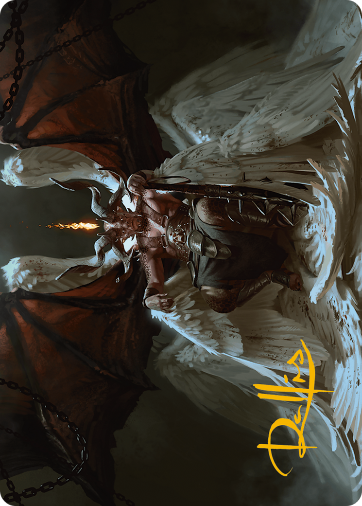 Shilgengar, Sire of Famine Art Card (Gold-Stamped Signature) [Modern Horizons 3 Art Series] | Lots Moore NSW