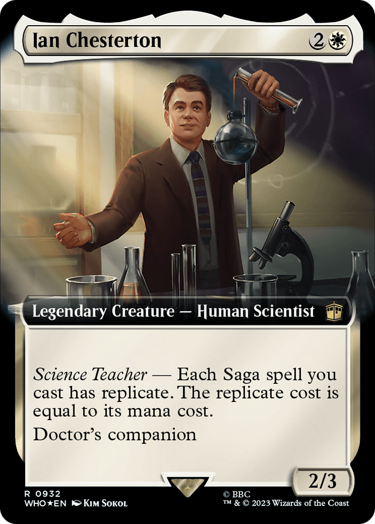Ian Chesterton (Extended Art) (Surge Foil) [Doctor Who] | Lots Moore NSW