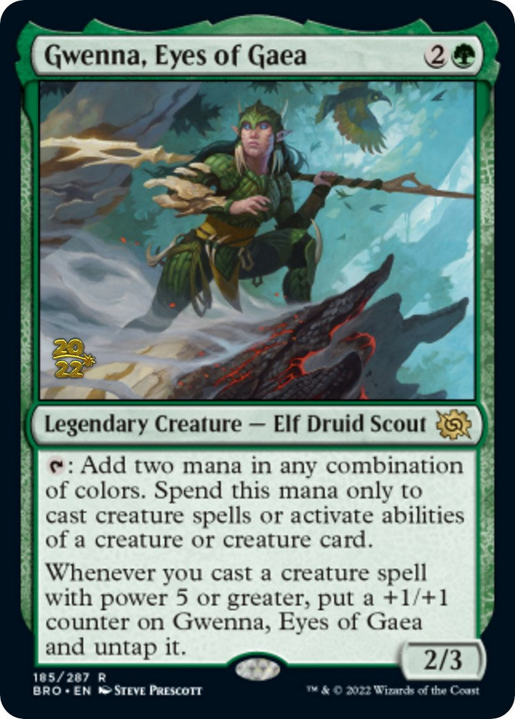 Gwenna, Eyes of Gaea [The Brothers' War Prerelease Promos] | Lots Moore NSW
