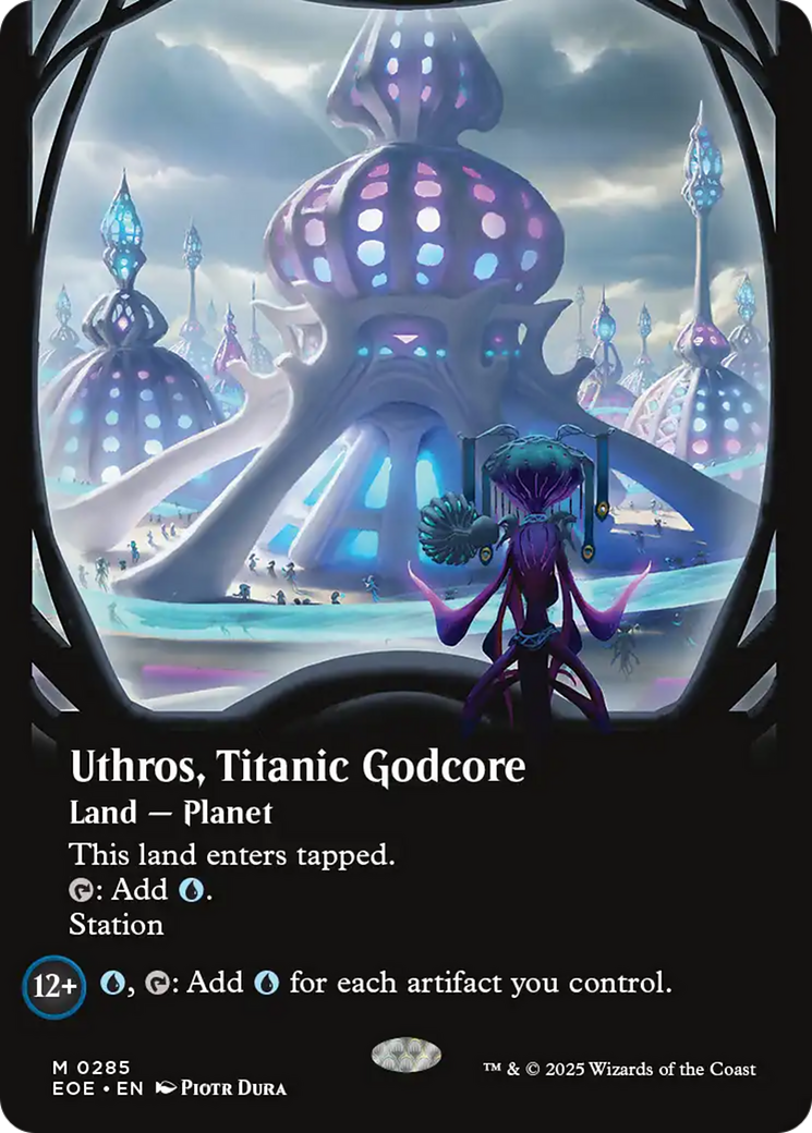 Uthros, Titanic Godcore (Borderless) [Edge of Eternities] | Lots Moore NSW